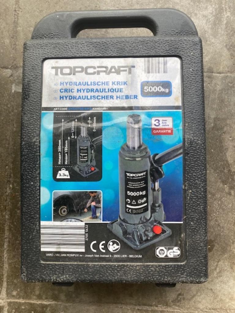 Hydraulische krik, Auto diversen, Krikken, Ophalen, Gebruikt, Hydraulisch