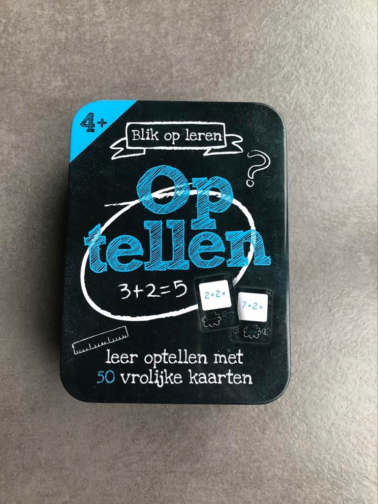 leren optellen: blik op leren, Kinderen en Baby's, Speelgoed | Educatief en Creatief, Ophalen of Verzenden, Zo goed als nieuw