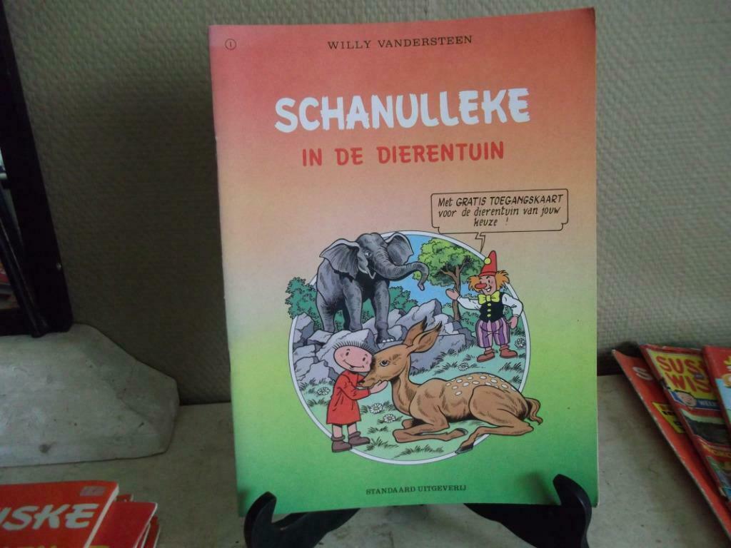 Strip Schanulleke in de dierentuin, Willy Vandersteen, Eén stripboek, Ophalen of Verzenden, Zo goed als nieuw