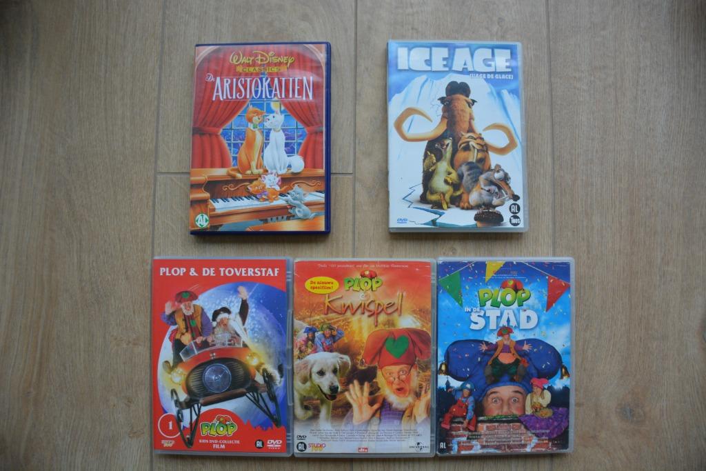 DVD's Ice Age, Aristokatten en Plop, Cd's en Dvd's, Ophalen
