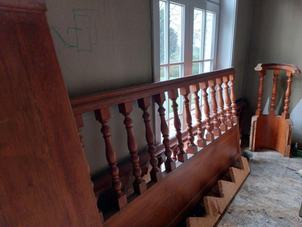 Prachtige authentieke eiken trap, Doe-het-zelf en Bouw, Ophalen, Zo goed als nieuw, Trap