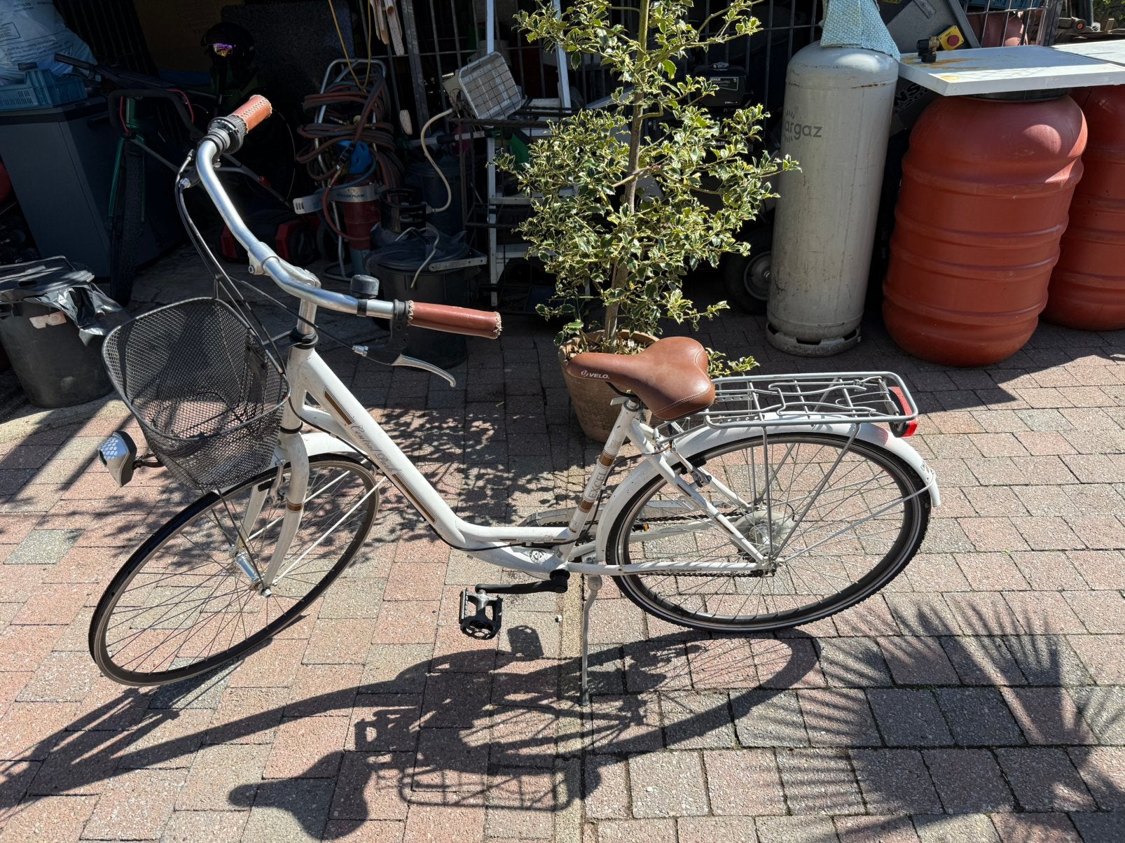 Dames fiets, Ophalen, Gebruikt