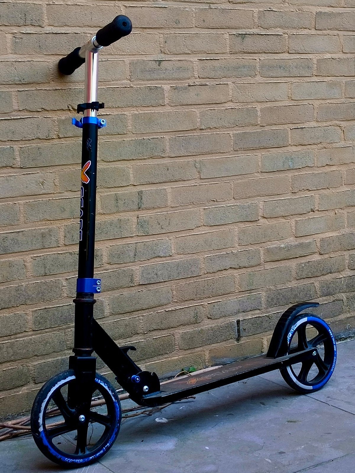 X-Scape step – blauw/zwart, Fietsen en Brommers, Ophalen, Gebruikt, Gewone step