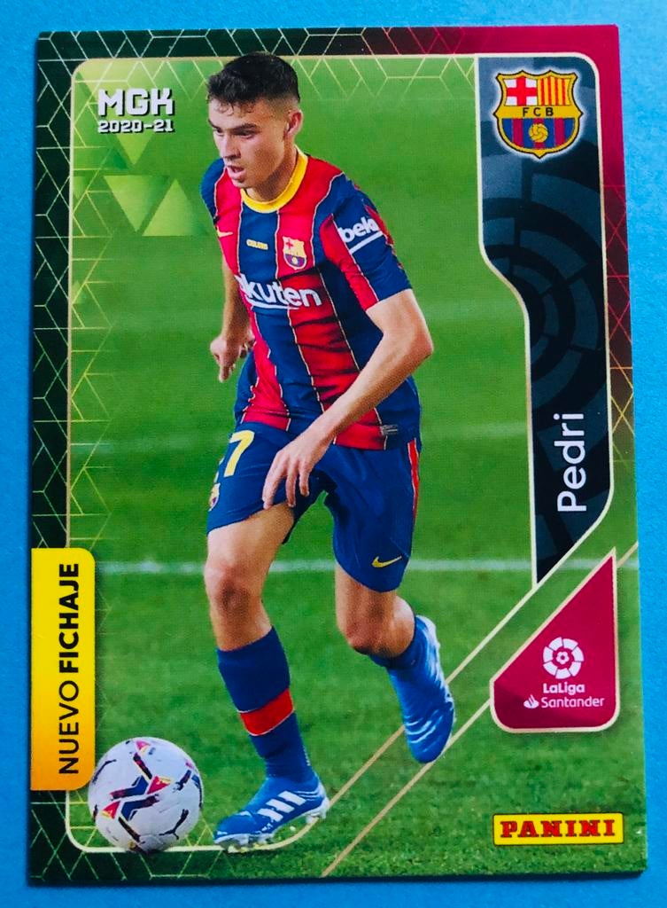 Panini Megacracks La Liga 2020-21 New Pedri Sheet #430, Envoi, Neuf, Sport