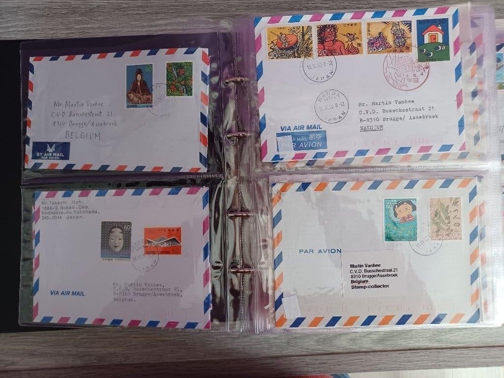 Collection de timbres du Japon, Timbres & Monnaies, Enlèvement ou Envoi