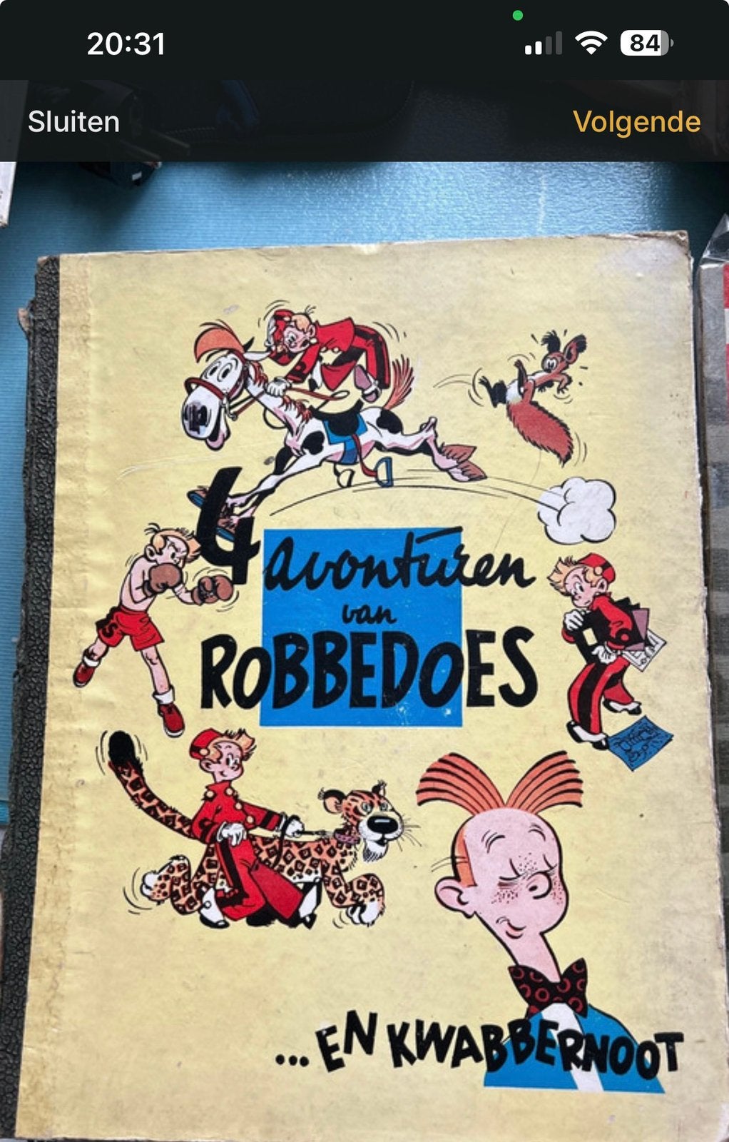3 vieux albums de bandes dessinées de Spirou, Enlèvement ou Envoi