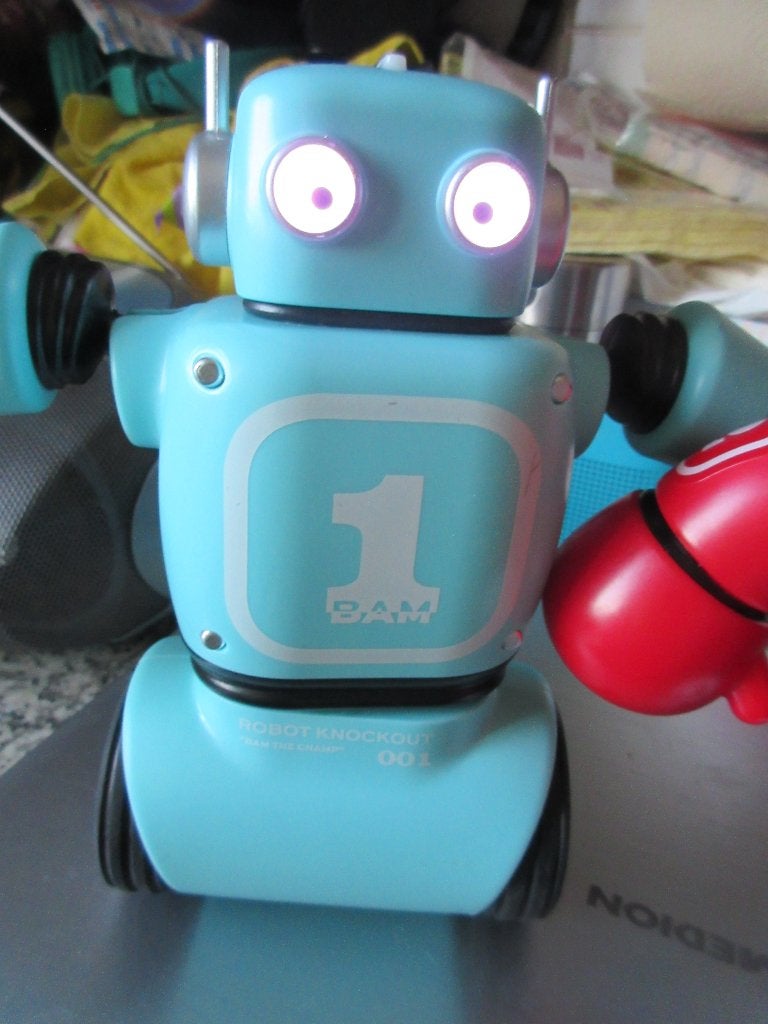 Robot Knock out 'Pow the Hero 001/002 in goede staat, Ophalen, Gebruikt