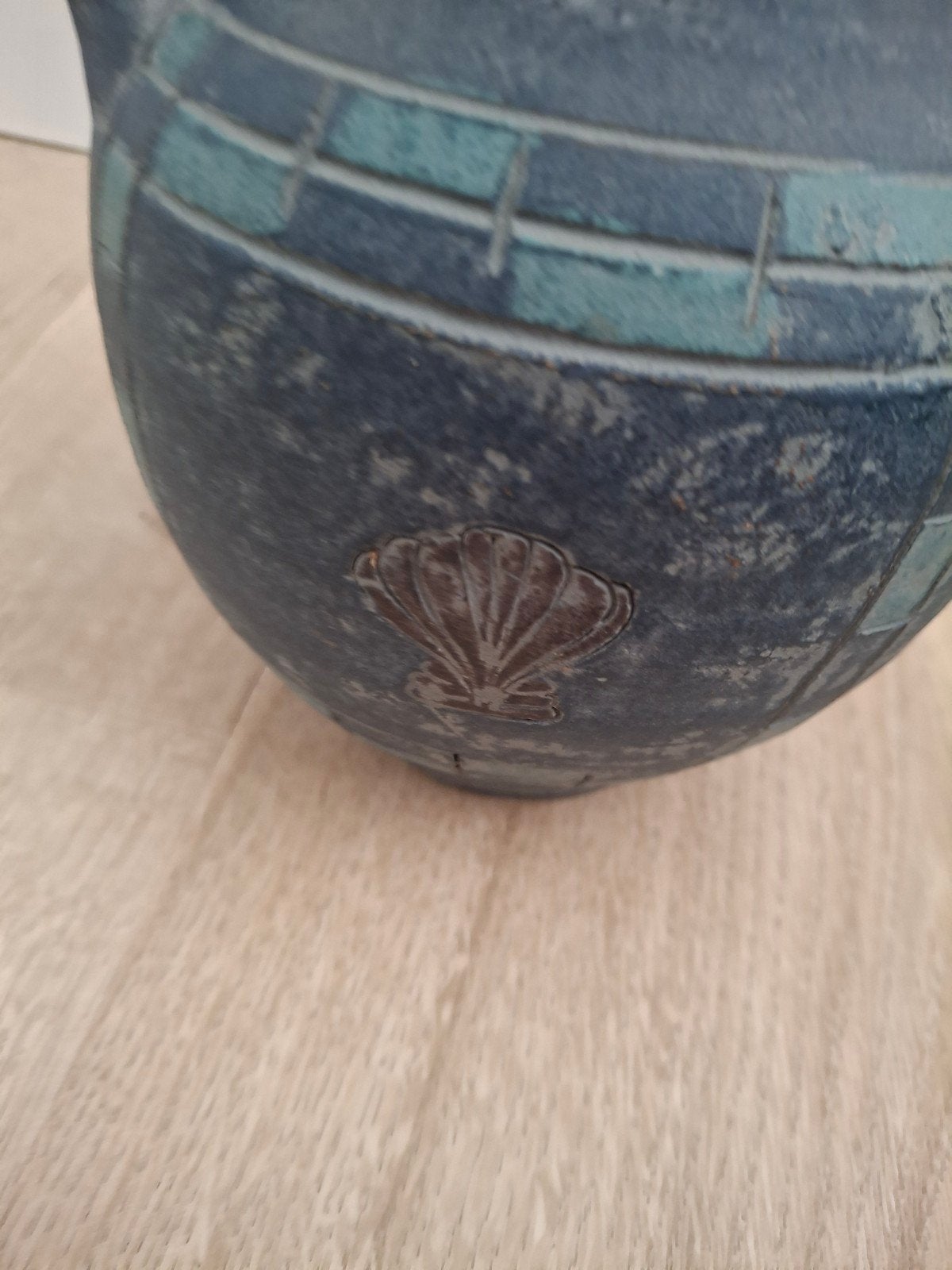 Vaas met schelpen en zeepaardjes, Antiek en Kunst, Ophalen