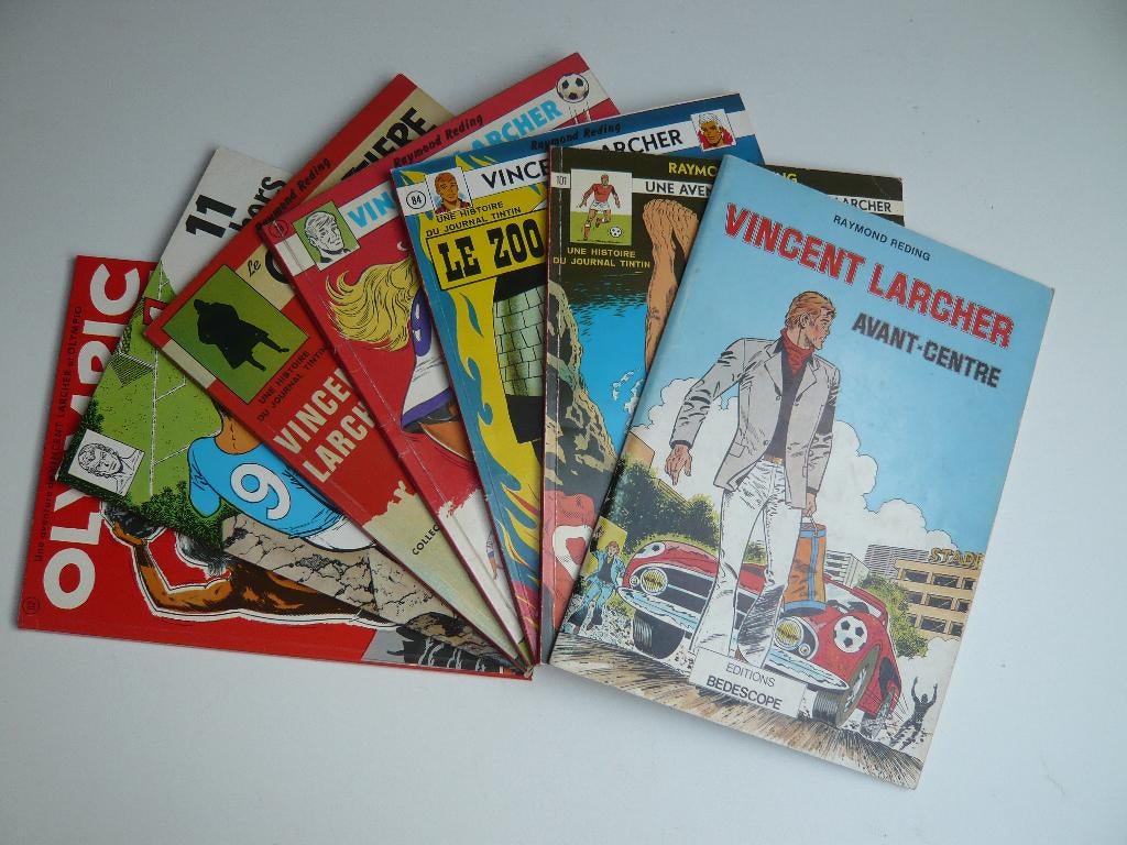 Bd VINCENT LARCHER tomes 1 à 6 + HS (EO ttbe) de REDING, Boeken, Gelezen, Raymond Reding, Complete serie of reeks, Ophalen of Verzenden