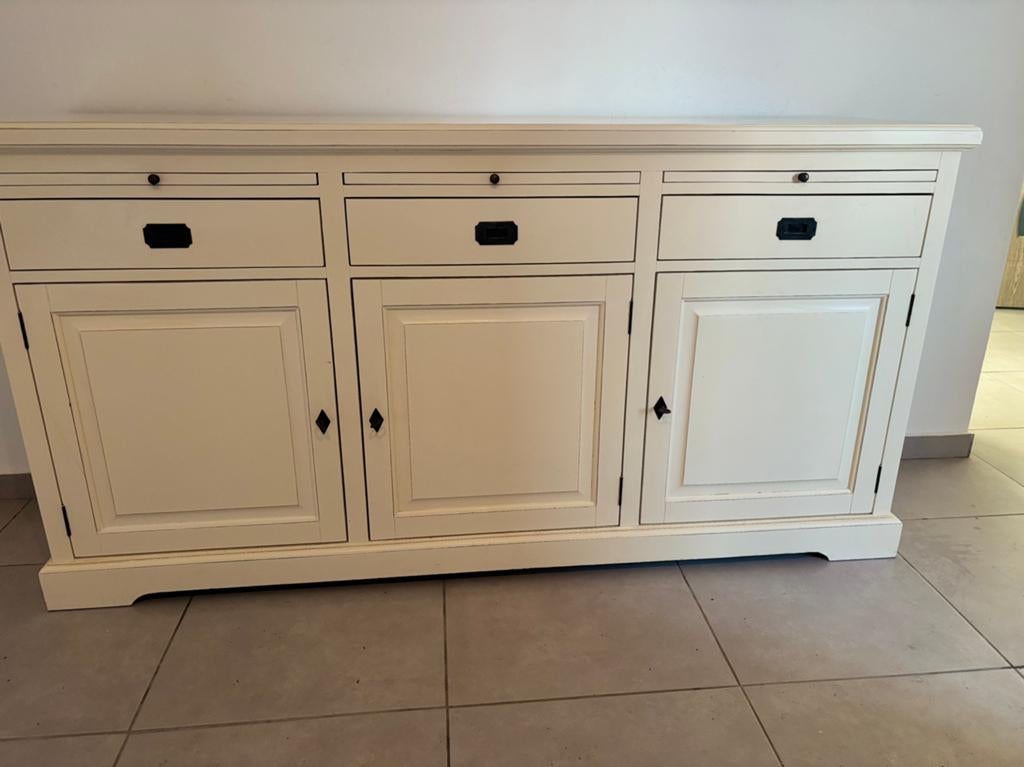 Landelijke creme dressoir / buffetkast te koop, Ophalen, Zo goed als nieuw