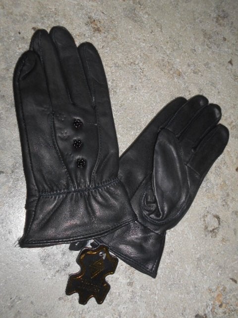 Nouveaux gants en cuir noir/Taille S, Enlèvement ou Envoi, Neuf, Taille 36 (S), Gants