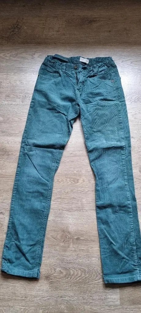 groene velours broek Zara maat 152, Broek, Gebruikt, Zara boys, Ophalen of Verzenden