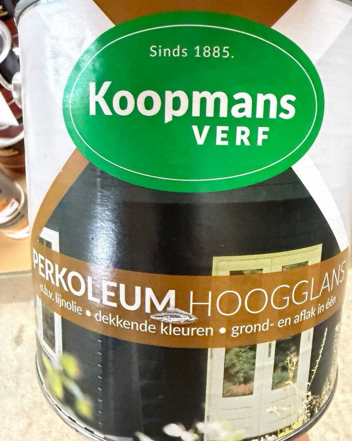 Koopmans dekkende beits donkergrijs 2,5liter, Enlèvement ou Envoi, Neuf