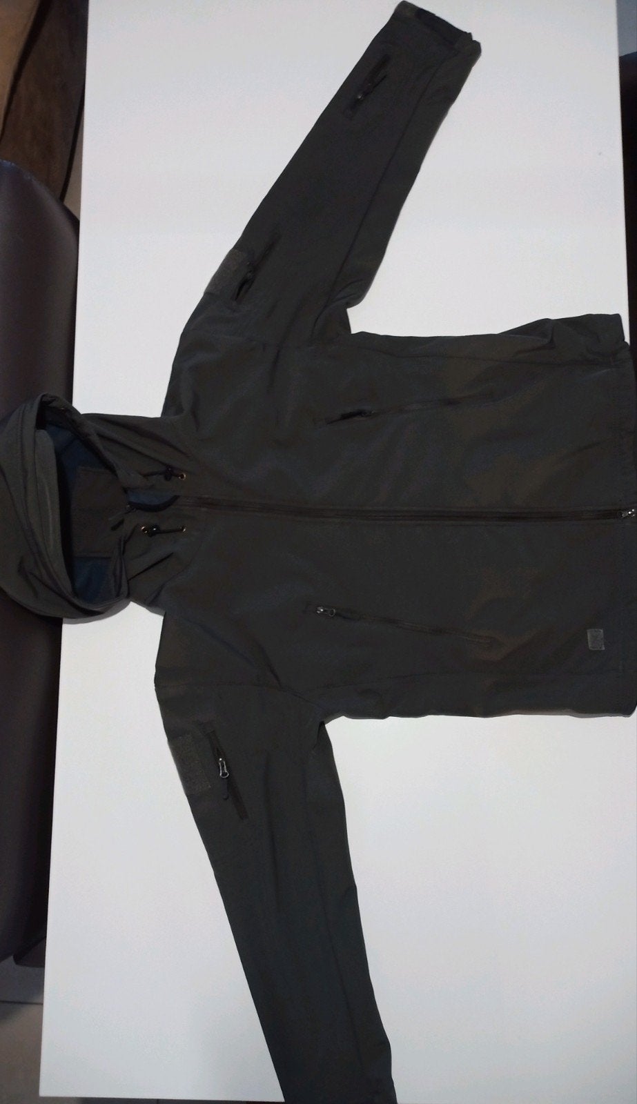 Outdoor kleding heren. XL. Donker grijs. Water- en winddicht, Ophalen, Nieuw