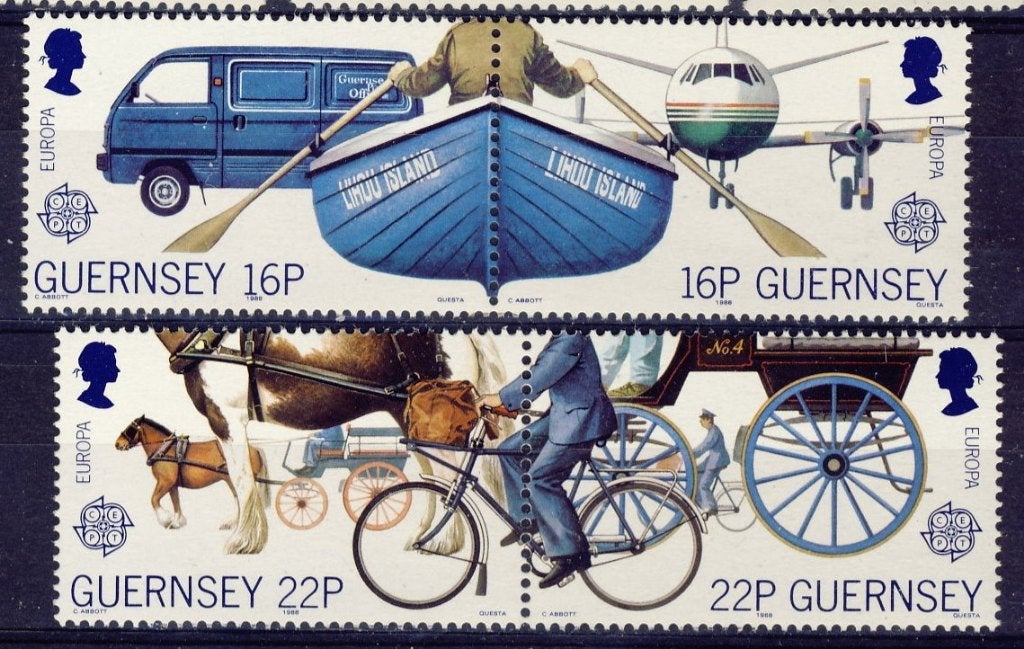 Guernsey 1988 - CEPT nr 417 - 420 **, Verzenden, Overige landen, Postfris