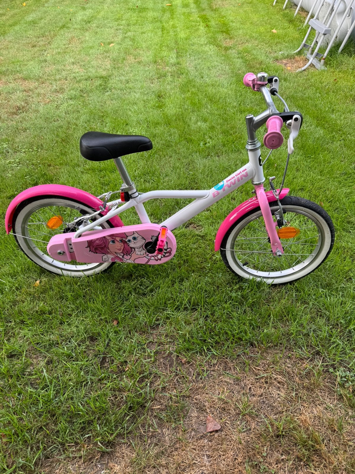 b twin docto girl 16”, Fietsen en Brommers, Ophalen, Zo goed als nieuw, Trommelrem, Minder dan 16 inch