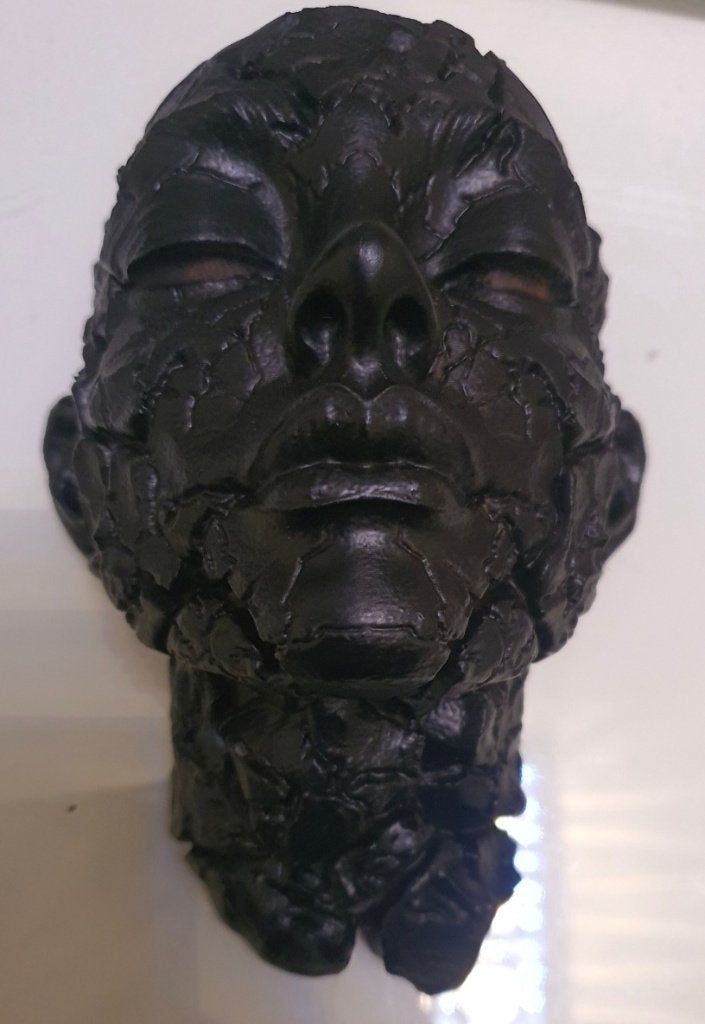 Moderne Gothische Wandlamp / Sculptuur - Cracked Soul, LED, Zwart, Nieuw, Ophalen of Verzenden