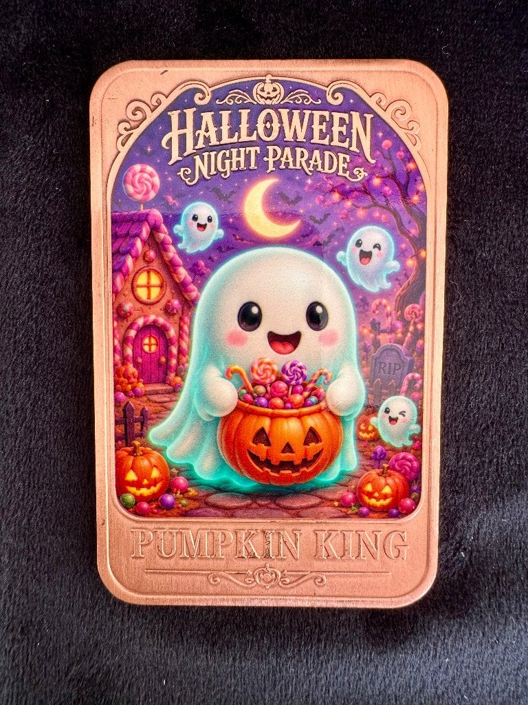 5 oz koper munten Halloween “Kleine Spookje”, Ophalen of Verzenden, Koper