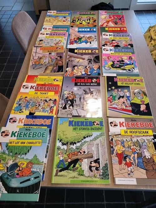 Lot van 19 Kiekeboe strips (Merho) – Mooie staat, Boeken, Stripverhalen, Ophalen