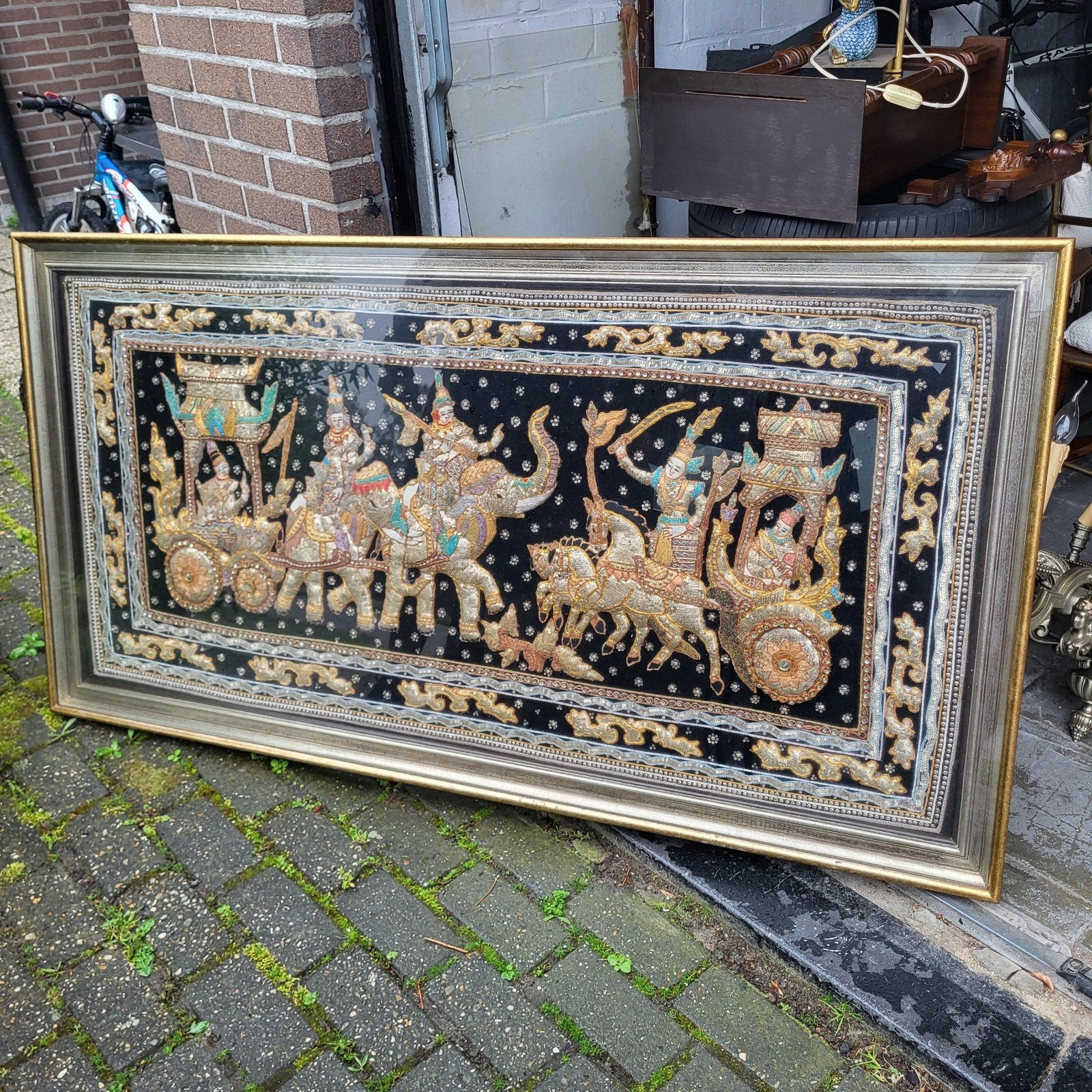 Grote kader 170 cm, Antiquités & Art, Art | Autres Art, Enlèvement