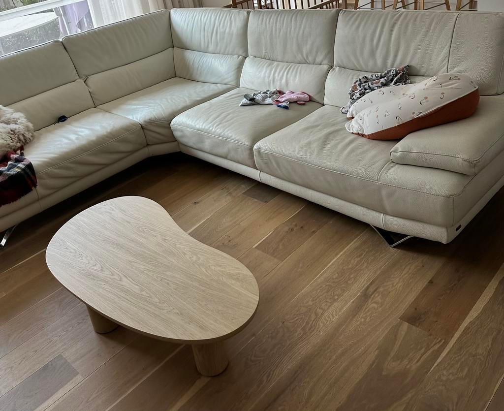 Kleine Juntoo salontafel  natuureik nieuw 113x56x29h, Ophalen, Nieuw