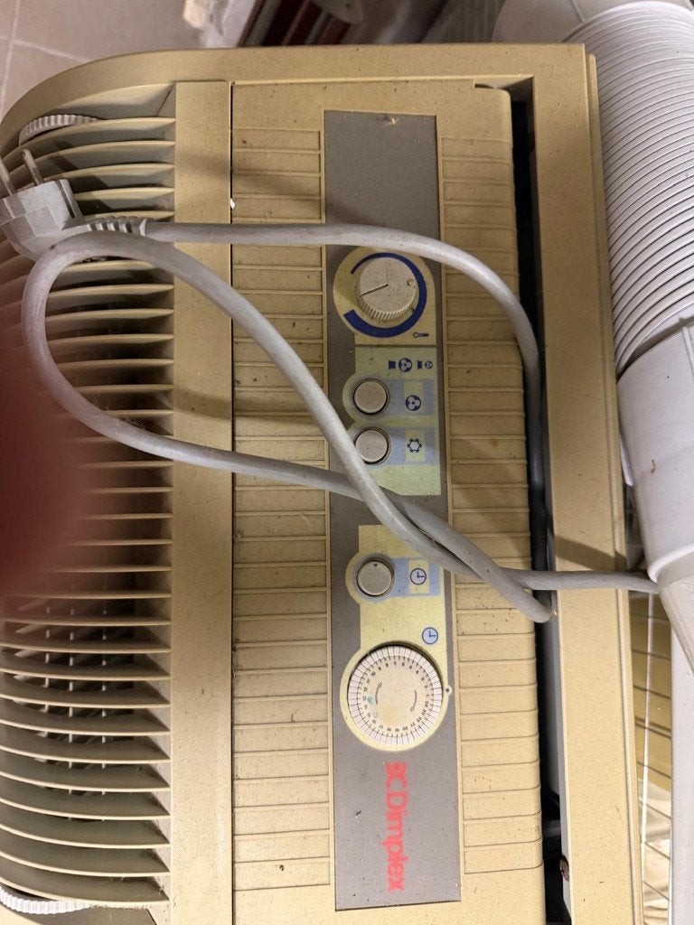 mobiele airco, Ophalen, Gebruikt, Minder dan 60 m³, Koelen en Ontvochtigen
