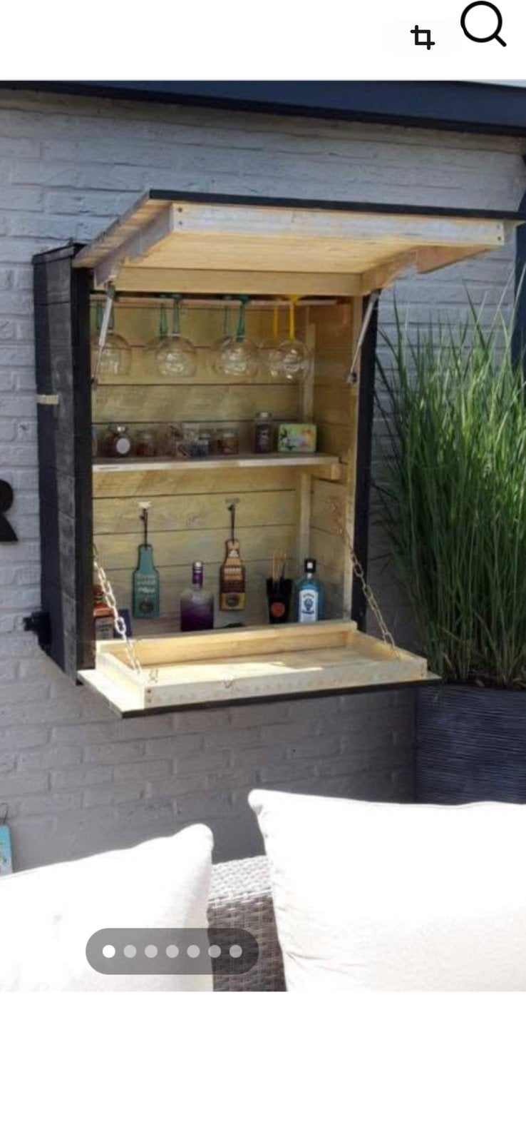 Buitenbar, Tuin en Terras, Ophalen, Zo goed als nieuw