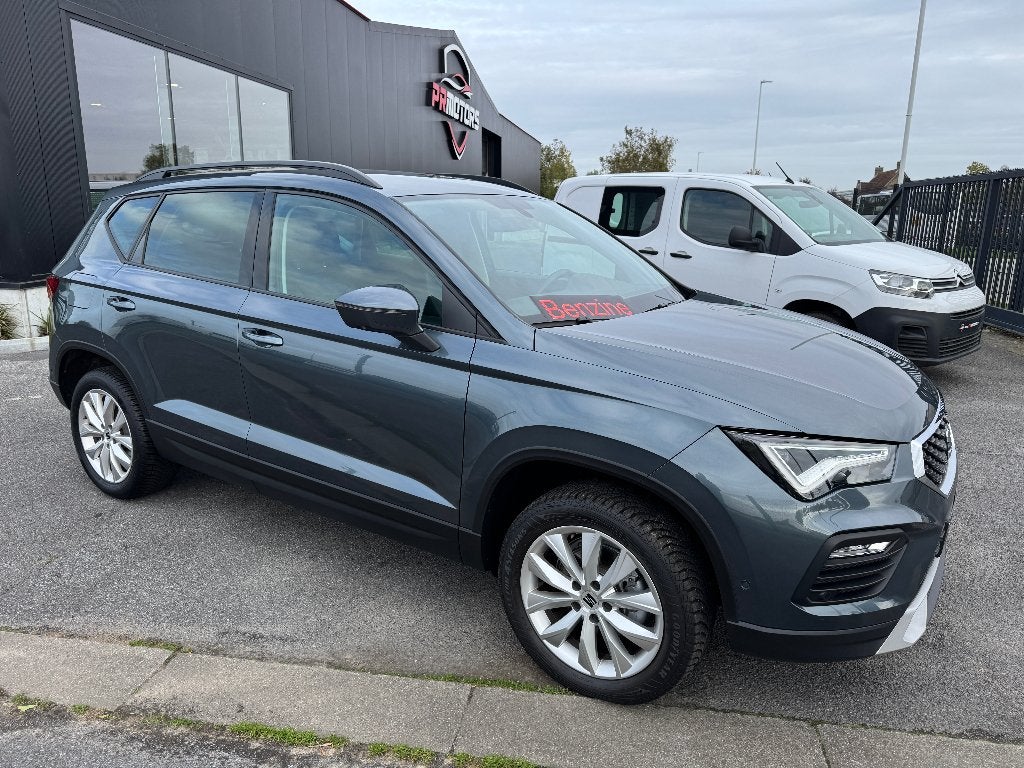 Seat Ateca 1.0 tsi ohboek camera carplay parkeerassistent, Autos, Argent ou Gris, Achat, Euro 6, Entreprise