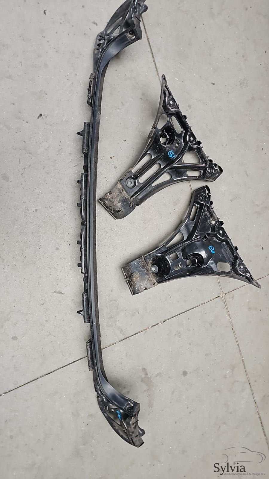 Achterbumper montageplaat set BMW 5 serie E61 51127060797  5, -, Utilisé, -, -