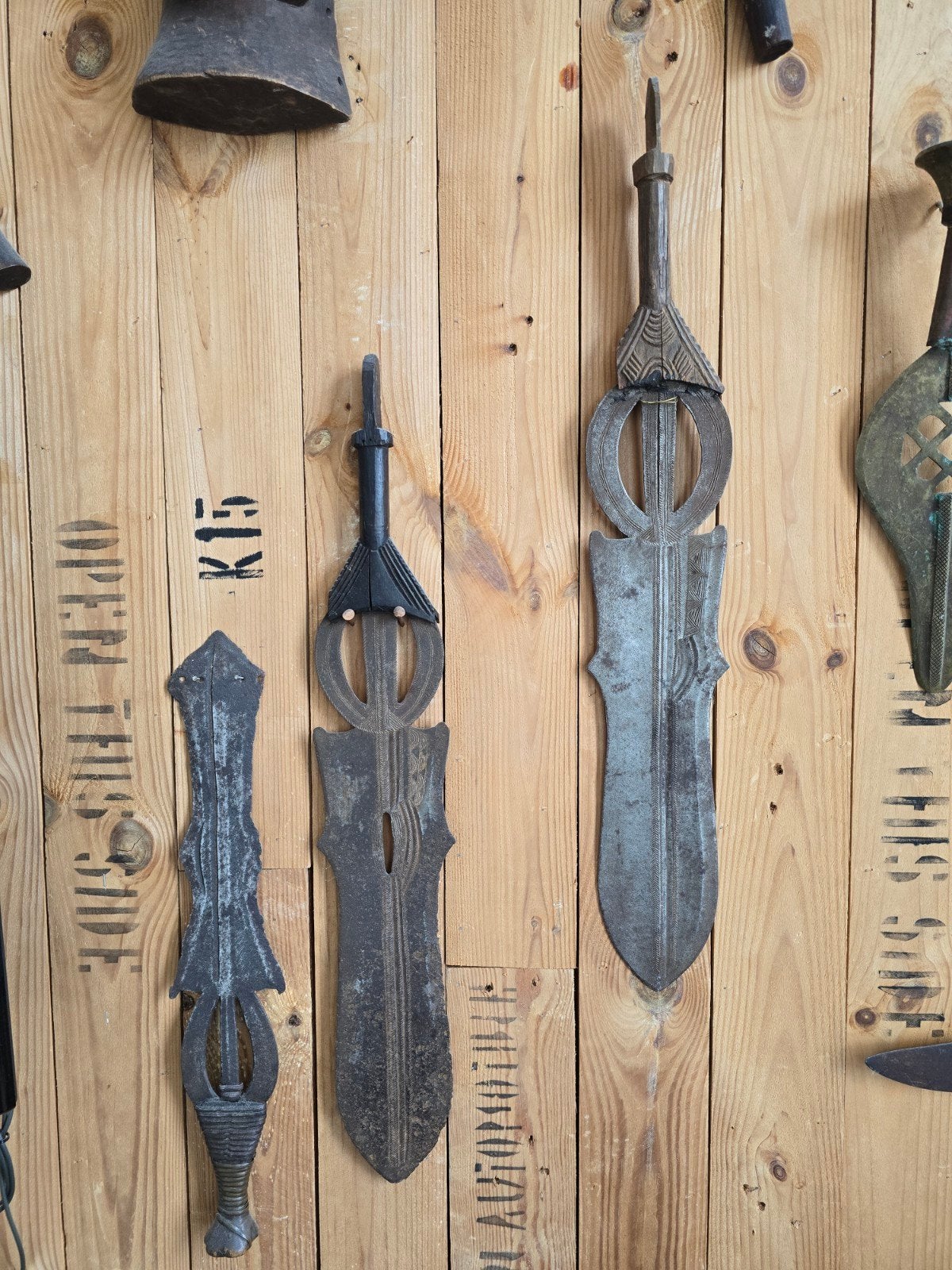 3 antieke zwaarden afrikaans #10, Ophalen of Verzenden