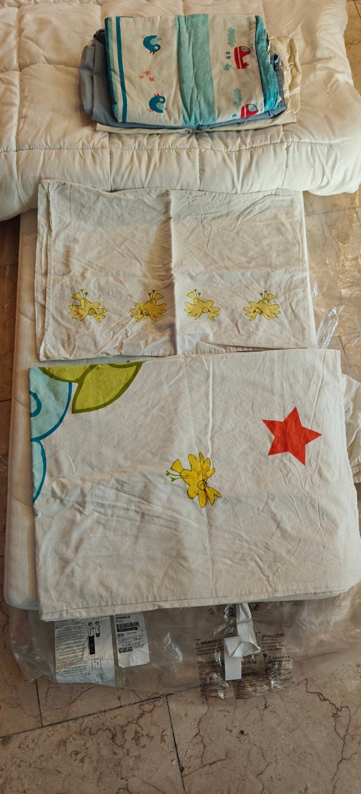 Pakket: Babymatras (60x120 cm) + Dekbed & Lakenpakket, Kinderen en Baby's, Ophalen