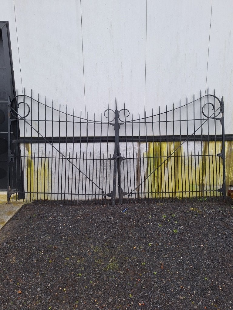 authentiek hekken smeedijzer, Tuin en Terras, Tuinpoorten, Ophalen, Gebruikt, Staal, 150 tot 200 cm