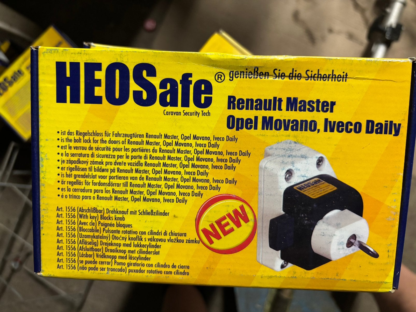 Serrures Helosafe - différents modèles, Caravanes & Camping, Enlèvement ou Envoi, Neuf