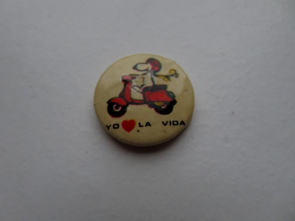 Badge Snoopy-Vespa, Enlèvement, Utilisé