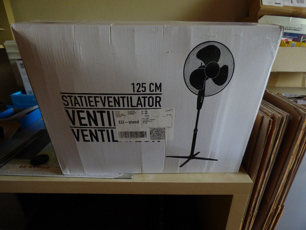 Ventilateur sur trépied 125 cm, Neuf, Enlèvement ou Envoi, Industriel, Métal