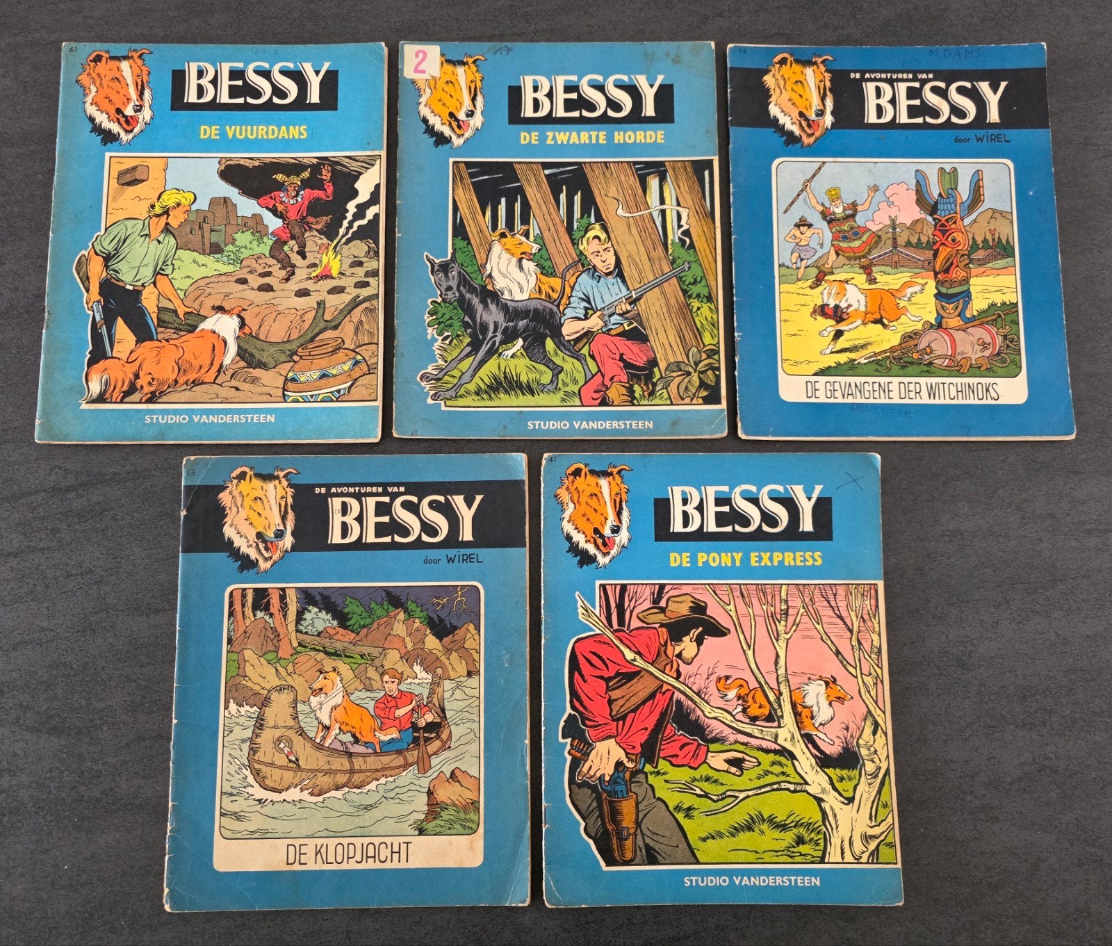 Oude strips: Bessy, Boeken, Ophalen of Verzenden, Gelezen