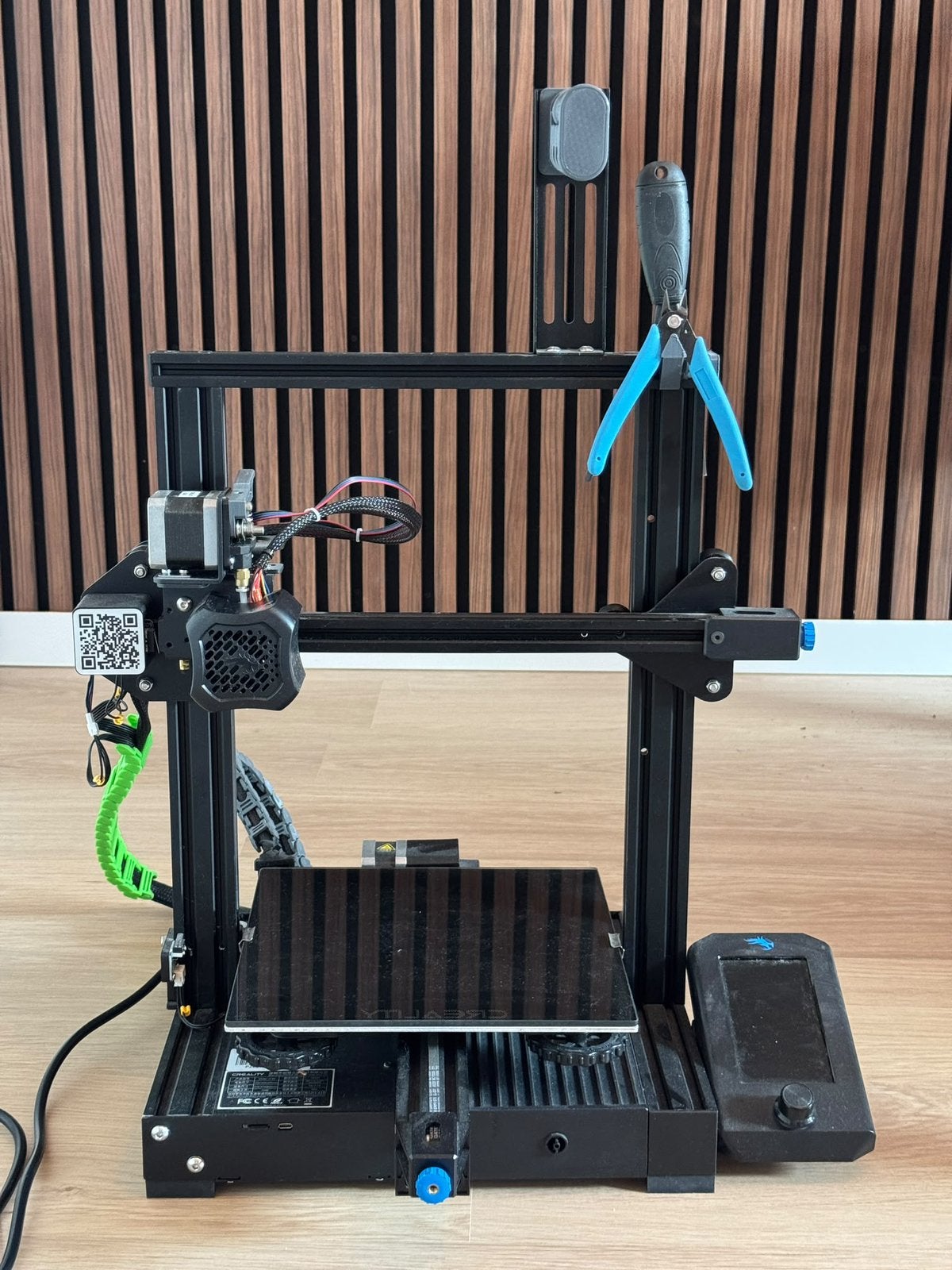 Creality Ender 3 V2 – 3D-printer + accessoires, Computers en Software, Ophalen, Zo goed als nieuw