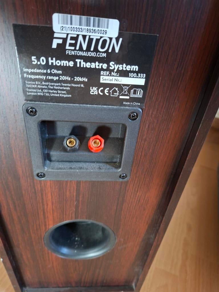 Muziek boxen  merk fenton, Ophalen