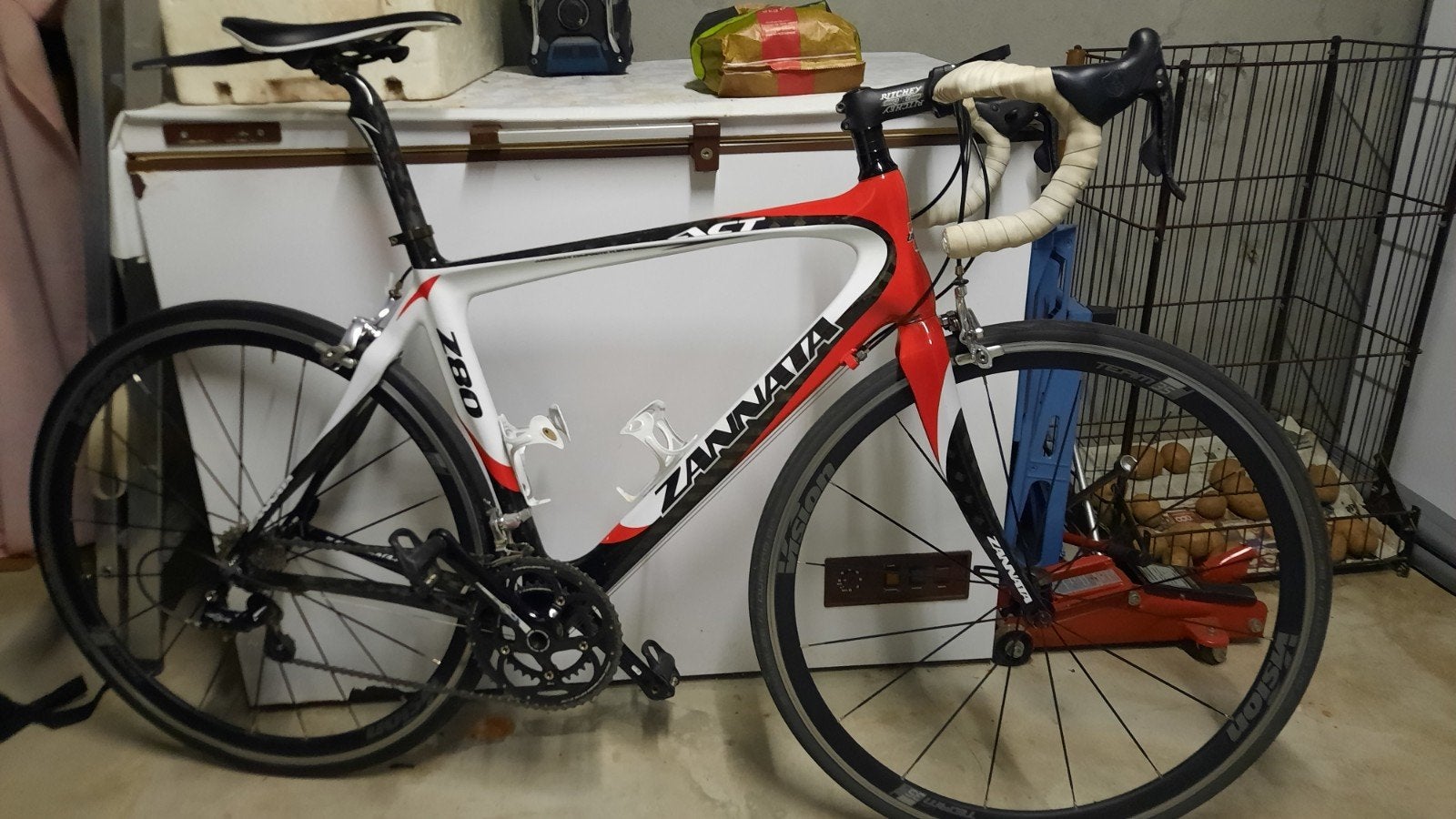 Carbonfiets Zanatta, Ophalen