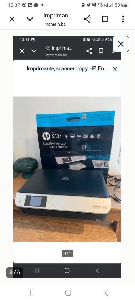 Imprimante hp couleur, Enlèvement, Comme neuf, Imprimante, HP