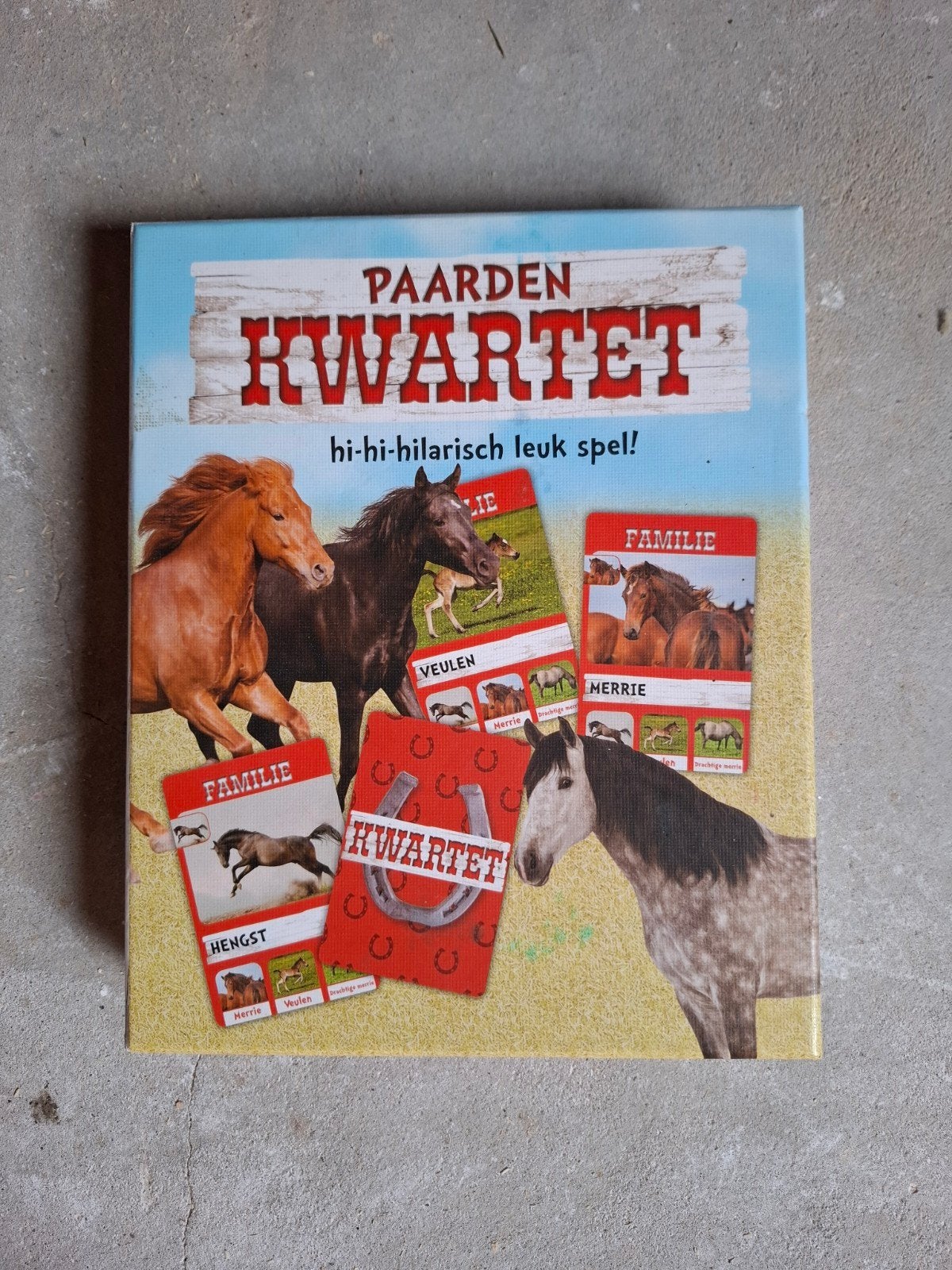 kwartet paarden., Ophalen of Verzenden, Gebruikt, Kwartet(ten)