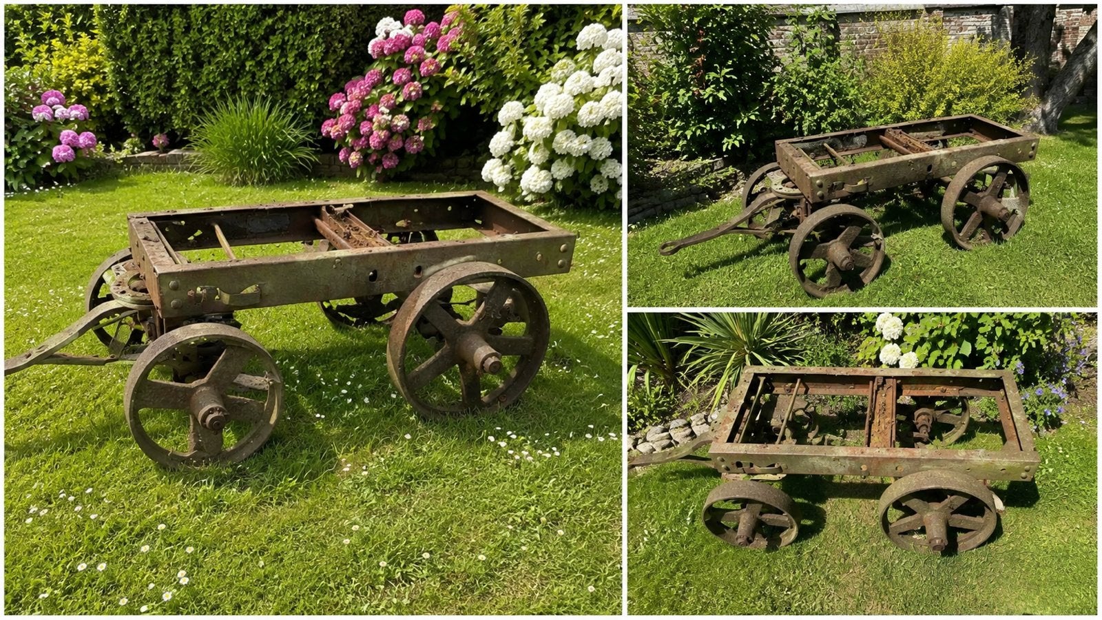 Ancien chariot agricole en fonte début XX, Tickets & Billets