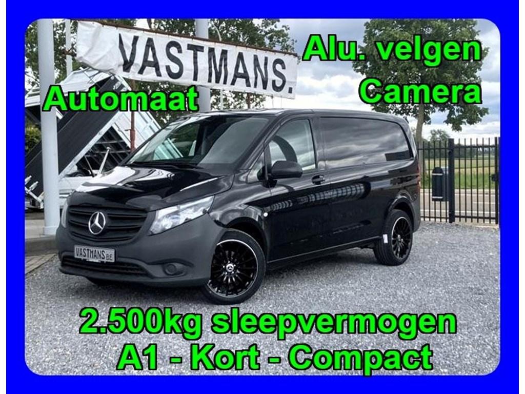 Mercedes-Benz Vito 114 26.666€+BTW Automaat / Camera / A1 K, Auto's, 4 deurs, Monovolume, 136 pk, Zwart