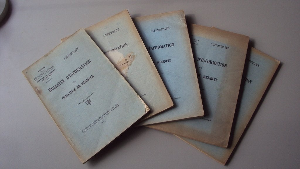 Lot de brochures de l'ABBL de l'entre-deux-guerres, Enlèvement ou Envoi