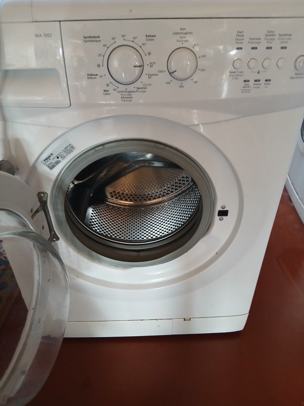 machine à laver Friac, Electroménager, 4 à 6 kg, Programme lavage à la main, Chargeur frontal, Enlèvement