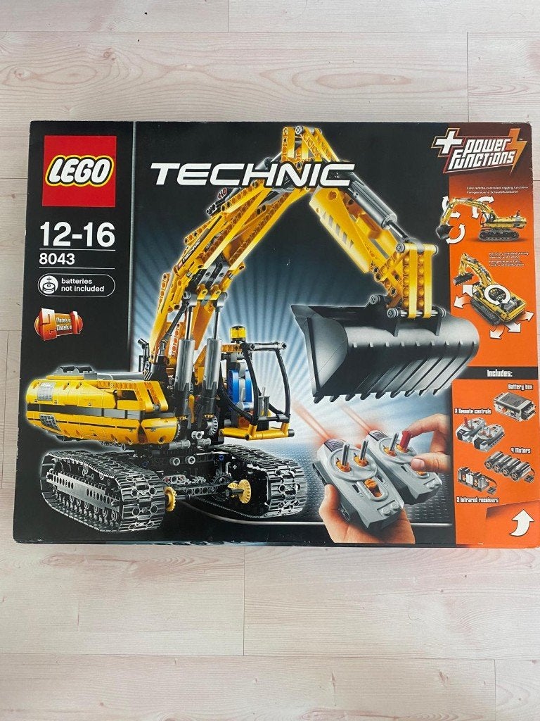 Lego Technic 8043 - Excavator  *Voorbeeld van demontage*, Lego, Compleet, Ophalen of Verzenden, Zo goed als nieuw