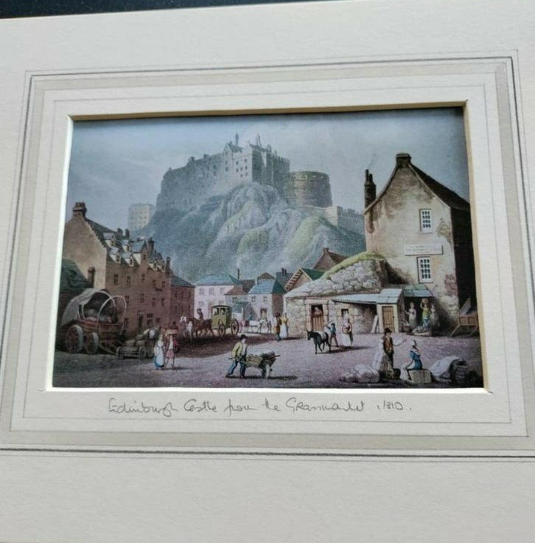 Prent Edinburgh Castle, Ophalen