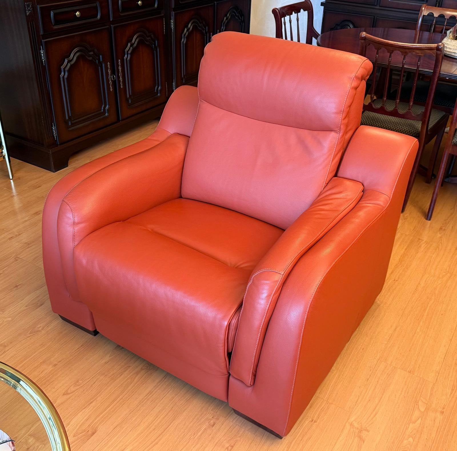2x leren clubstoel, Huis en Inrichting, Fauteuils, Zo goed als nieuw, Leer, Ophalen