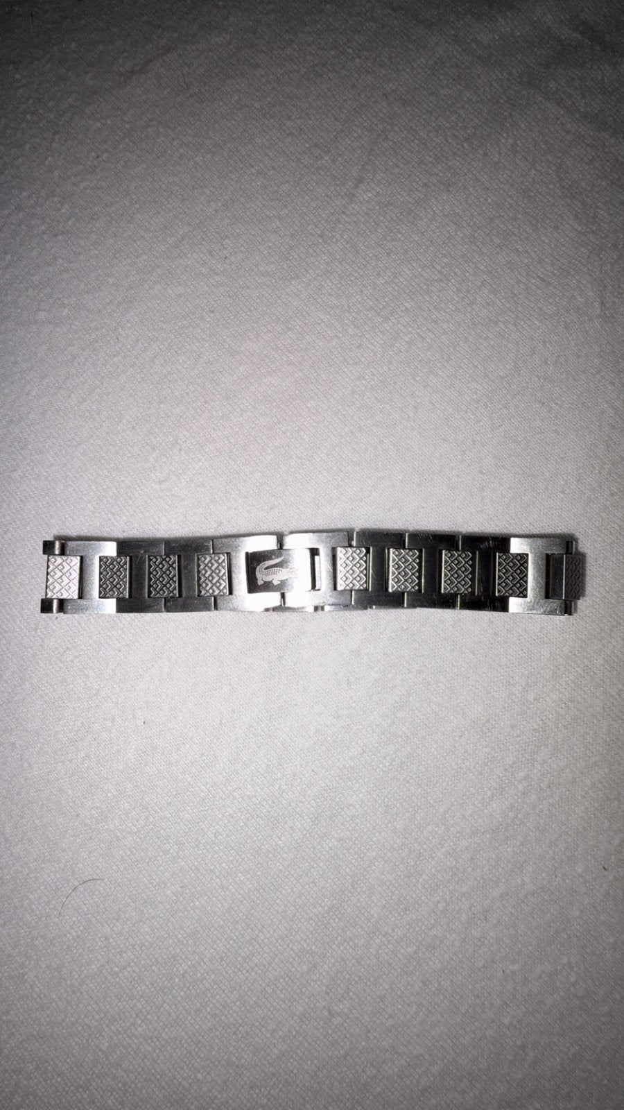 Lacoste armband, Ophalen of Verzenden, Zo goed als nieuw, Zilver, Zilver