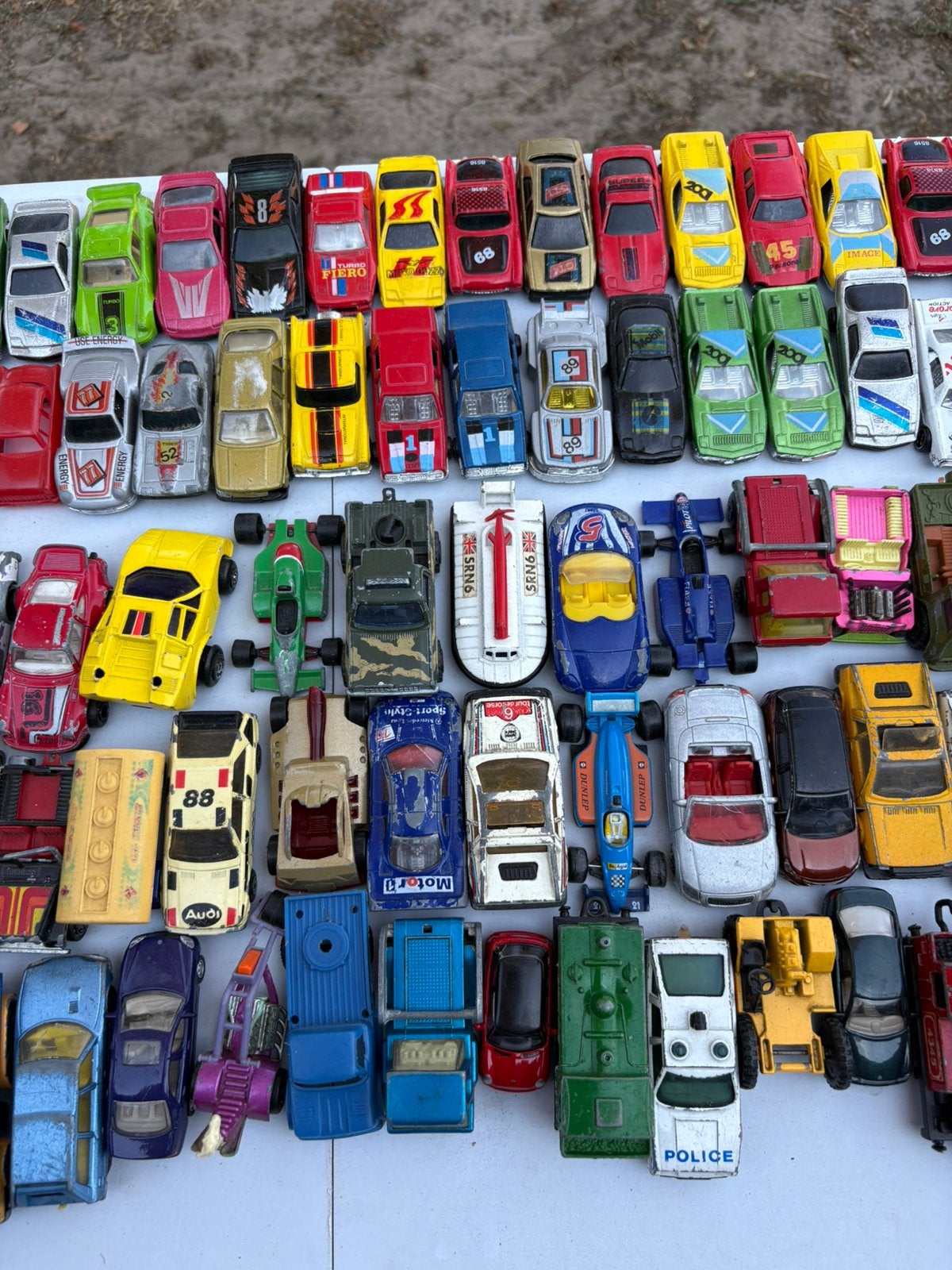 Lot autotjes. 1/64.  Meer dan 100 stuks, Ophalen of Verzenden, Zo goed als nieuw